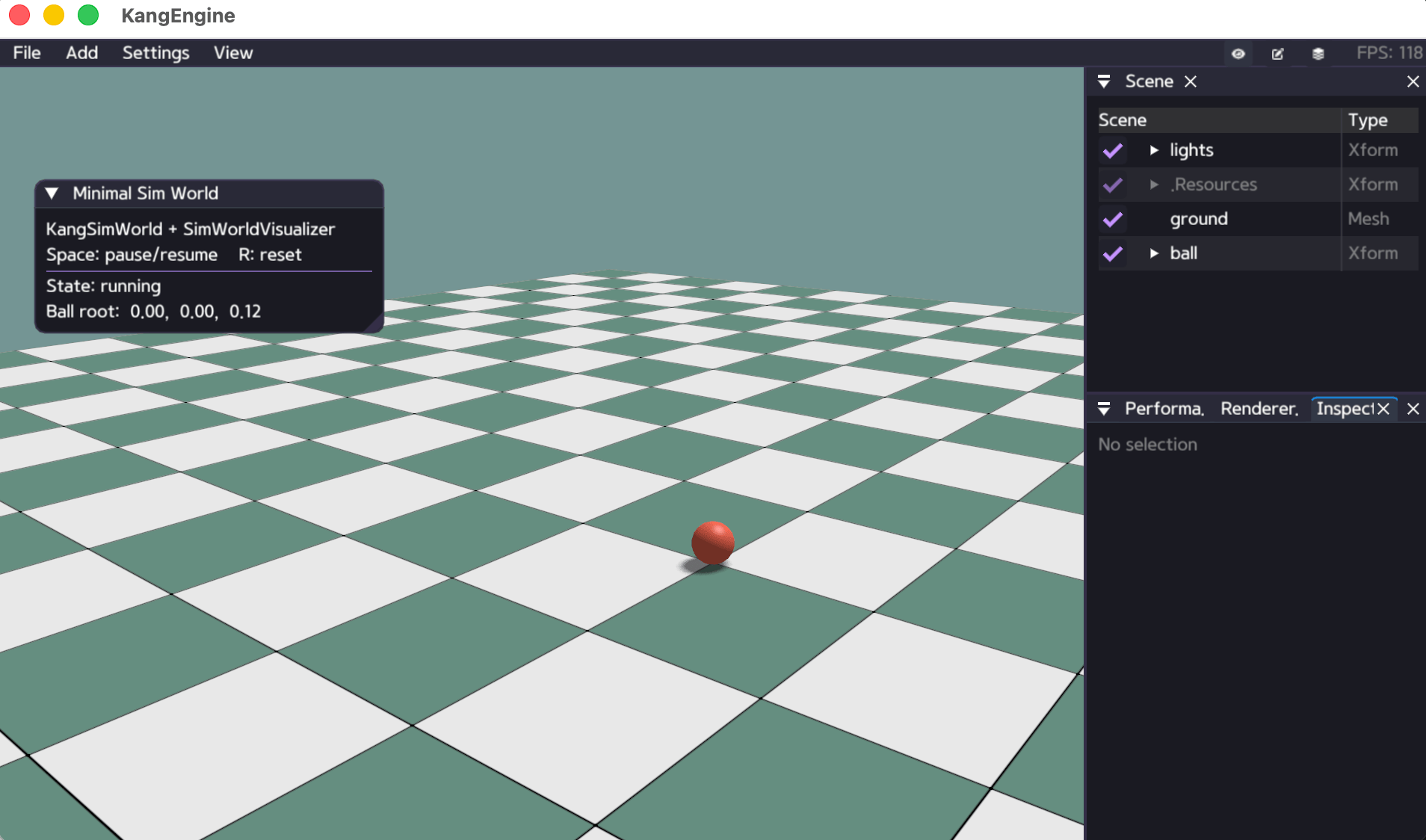 Viewer and ImGui panels
