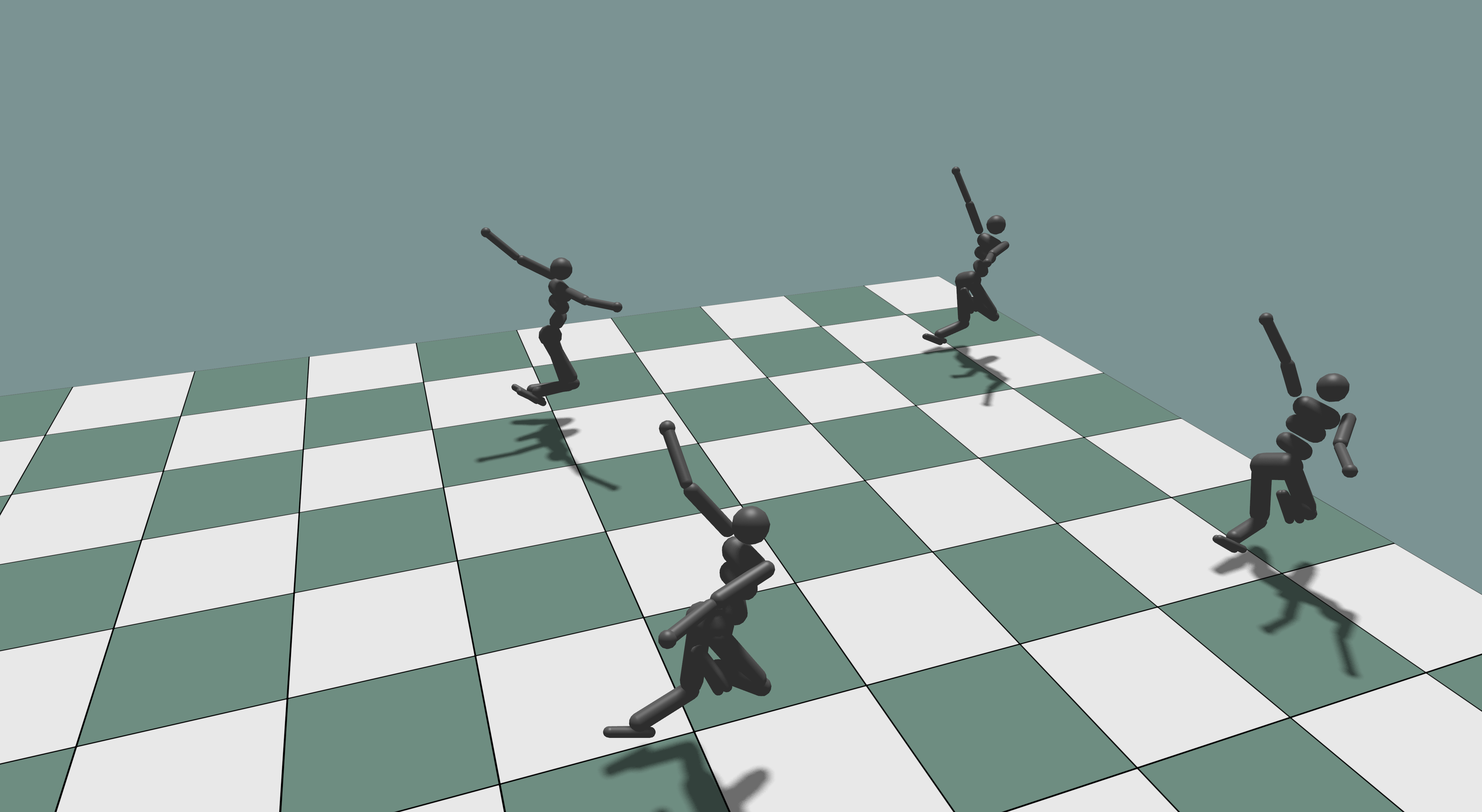 KELab parallel humanoid environments